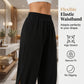 📢📢40% OFF !! ⏰Women's Casual Elastic Waistband Capri Pants