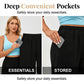 📢📢40% OFF !! ⏰Women's Casual Elastic Waistband Capri Pants