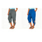 📢📢40% OFF !! ⏰Women's Casual Elastic Waistband Capri Pants