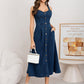 🎁2026 New Arrivals 50% OFF💥Women's Button-Front Denim Dress