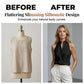 🌸Summer Sleeveless Stand Collar V-Neck Top