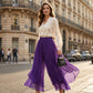🌸Women's Asymmetrical Chiffon Wide-Leg Trousers