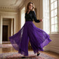 🌸Women's Asymmetrical Chiffon Wide-Leg Trousers