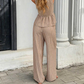 👕 LIMITED-TIME 50% OFF! ✨Women's Striped V-Neck Top & Wide-Leg Trousers Set