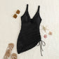 🌸Women's One-Piece Swimdress with Ruched Skirt