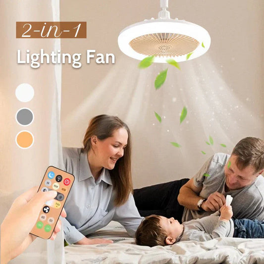 💡LED Ceiling Fans with Remote Control & Three-Colour Dimming | Three Speed Settings | Quiet Motor