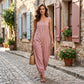 📢📢50% OFF !! ⏰Women's Casual Striped Spaghetti Strap Jumpsuit
