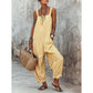 📢📢50% OFF !! ⏰Women's Casual Striped Spaghetti Strap Jumpsuit