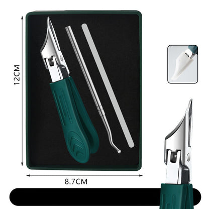 ✂️ BUY 2 GET 1 FREE! 🦶 Wide Jaw Opening Nail Clippers for Thick Nails – Sharp blades & easy grip – Perfect for seniors, diabetics or tough toenails – safe and precise ✨🩹
