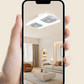 📢📢40% OFF !! ⏰ 2-in-1 LED Ceiling Fan Light – Dual Cooling, Ultra Bright, Tool-Free Install 🌀