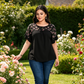 ⏳🔥LIMITED-TIME 50% OFF! 🌸 Women’s Plus Size Floral Top – Flattering, Comfortable & Stylish ✨