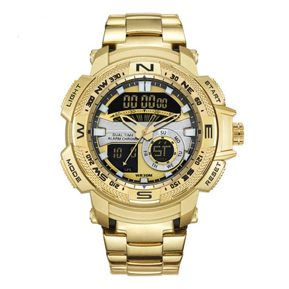 ⌚ LIMITED-TIME 50% OFF! ✨ Men's Dual-Display Sports Watch – Analog-Digital, 3ATM Waterproof, Multi-Function ⏱️