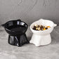 🐱 LIMITED-TIME 50% OFF! ✨ Ergonomic Elevated Cat Bowl – 15° Tilt, Anti-Ti