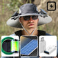 🔥2026 Hot Sale 50% OFF✨Men’s Sunscreen Fisherman Hat with 2 Detachable Solar Fans