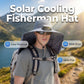 Breathable Fisherman Hat with Solar Fan