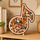 📢📢40% OFF !! ⏰Wooden Musical Note Jigsaw Puzzle🎶🧩