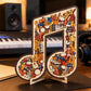 📢📢40% OFF !! ⏰Wooden Musical Note Jigsaw Puzzle🎶🧩