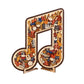 📢📢40% OFF !! ⏰Wooden Musical Note Jigsaw Puzzle🎶🧩