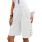 🌸50% OFF NOW! 🌸Women's Casual Comfortable Elastic Waist Capri Trousers