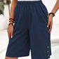 🌸50% OFF NOW! 🌸Women's Casual Comfortable Elastic Waist Capri Trousers