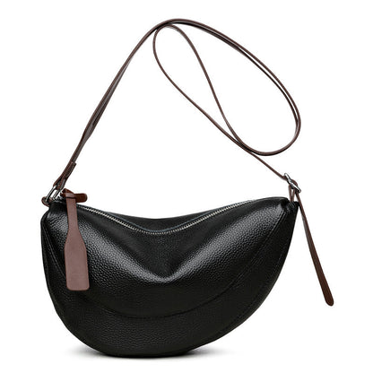 👜 LIMITED-TIME 50% OFF! ✨ Minimalist Genuine Leather Crescent Bag – Soft, Ergonomic, 4 Colors