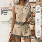👗 LIMITED-TIME 50% OFF! ✨Women's Bohemian Print Sleeveless Top & Shorts Set