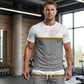 ⏳Limited-time 50% off⏰Men's Summer Color-Block Sportswear Set