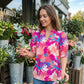 ⏳Limited-time 50% off⏰Women's Summer Floral Top with Puff Sleeves💐👔