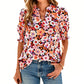 ⏳Limited-time 50% off⏰Women's Summer Floral Top with Puff Sleeves💐👔
