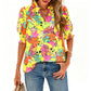 ⏳Limited-time 50% off⏰Women's Summer Floral Top with Puff Sleeves💐👔