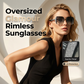 ⏳Limited-time 50% off⏰Rimless Oversized Square Sunglasses🕶️🏖️