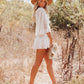 🌸 40% OFF NOW! 🌸Women's Lace Crochet Romper Dress with Built-in Shorts