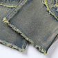 LIMITED-TIME 50% OFF! ✨Men's Classic Stretch Flare Jeans | Premium Vintage Wash Denim with Unique Patchwork Detail for Smart Casual Wear