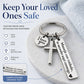 ⏳Time-Limited Special buy 1 get 1 free！⏰Stainless Steel Cross Keychain – ‘Drive Safe’ Blessing❤️🙏