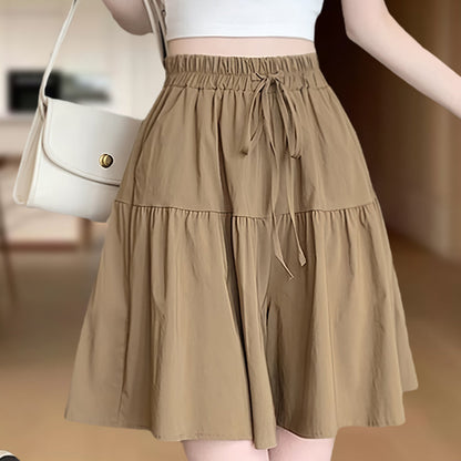 👗 50% OFF NOW! 🌸 Women High Waist Skirt Pants – Wide leg ruffle culottes – Flowy & flattering – perfect for summer, beach or resort wear ✨