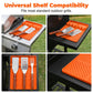 🍳🔥Non-Stick Heat Resistant Silicone Grill Mat, Reusable Grill Pad for Grill Side Shelf Prep Station