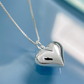 🌸 50% OFF NOW! 🌸Silver Plated Chubby Heart Pendant Necklace