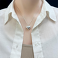 🌸 50% OFF NOW! 🌸Silver Plated Chubby Heart Pendant Necklace