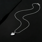 🌸 50% OFF NOW! 🌸Silver Plated Chubby Heart Pendant Necklace