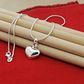 🌸 50% OFF NOW! 🌸Silver Plated Chubby Heart Pendant Necklace