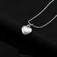 🌸 50% OFF NOW! 🌸Silver Plated Chubby Heart Pendant Necklace