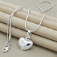 🌸 50% OFF NOW! 🌸Silver Plated Chubby Heart Pendant Necklace