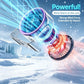 ❄️ HIGH-SPEED DESKTOP FAN WITH TEC COOLING — Instant Thermoelectric Chill | Adjustable Speeds | Portable Design 🌬️