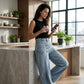 👖 50% OFF NOW! ✨ Women's Asymmetrical Waist Wide Leg Jeans – Unique waist design, relaxed fit & versatile – Perfect for chic everyday style & casual outings 🌿