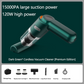 🚗  10000Pa Cordless Handheld Vacuum, Portable Wireless Cleaner with Washable Filter & Multi-Nozzle Kit