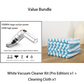 🚗  10000Pa Cordless Handheld Vacuum, Portable Wireless Cleaner with Washable Filter & Multi-Nozzle Kit