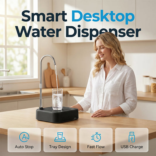 📢📢50% OFF !! ⏰ Electric Water Bottle Pump – Portable, rechargeable & easy‑use ✨