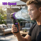 💡🌀 50% OFF! 199-Speed Digital Display HandheldCooling Fan