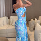 🌸50% OFF NOW! 🌸Women's Sexy Printed Cut-Out Dress