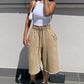 🔥👖 50% OFF! Wide Leg Denim Shorts – drawstring waist, loose fit, lightweight – ideal for beach, city & everyday wear. 💨🌸